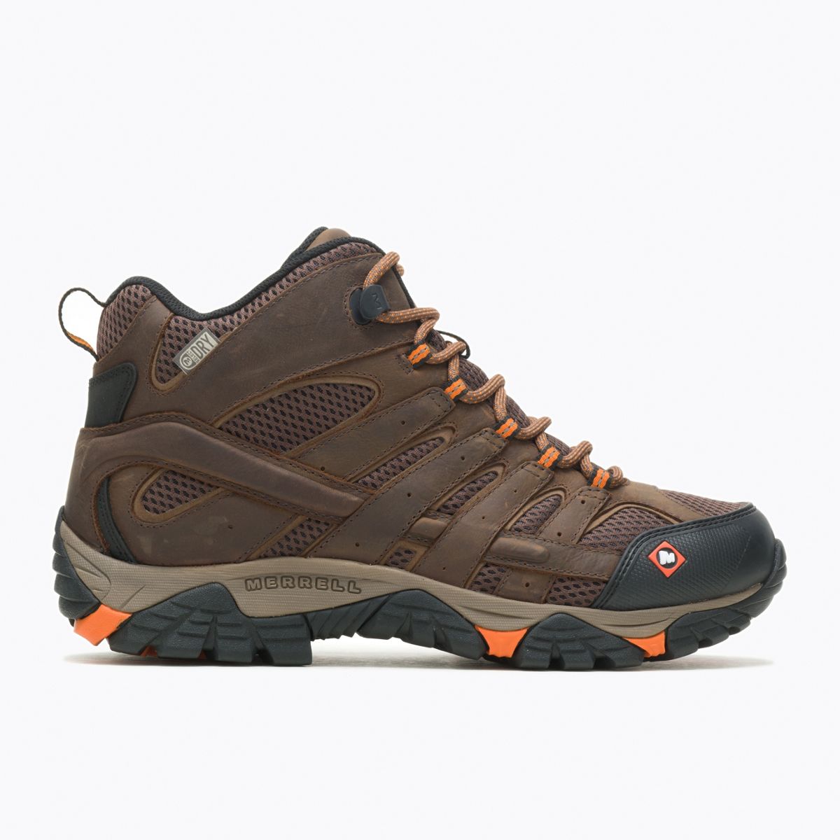 Men's Moab Vertex Mid Waterproof SR Work Boot Utility Boots | Merrell J31239